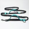 Hands Free Dog Leash for Medium and Large Dogs - Durable Dual Handle Waist Leash with Reflective Bungee for Running; Walking; Training; Hiking